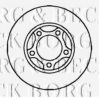 BORG & BECK BBD5845S Brake Disc